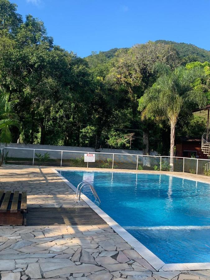 Chale Lazer Completo 700Mts Praia Ubatuba Bagian luar foto
